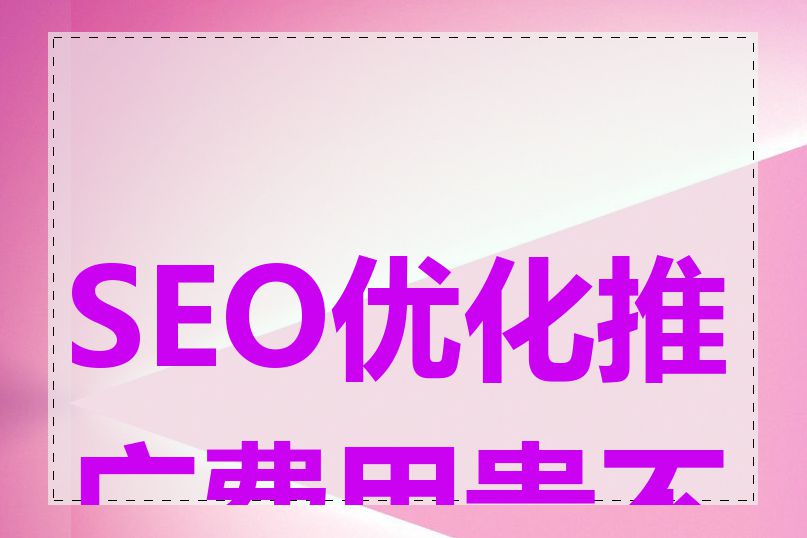 SEO优化推广费用贵不贵