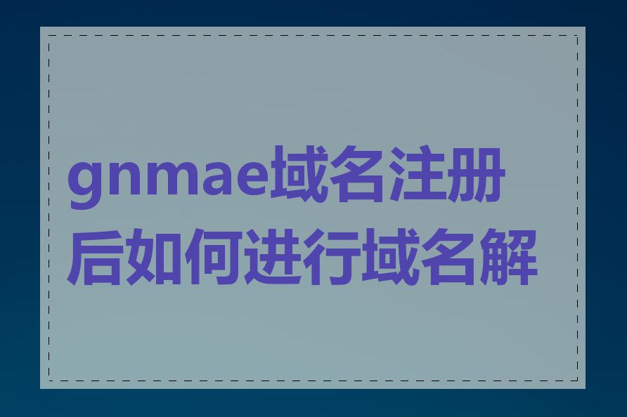 gnmae域名注册后如何进行域名解锁