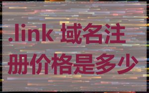 .link 域名注册价格是多少