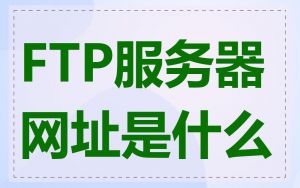 FTP服务器网址是什么