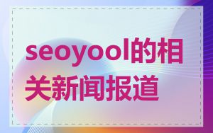 seoyool的相关新闻报道