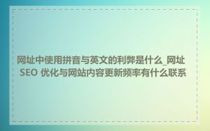 网址中使用拼音与英文的利弊是什么_网址 SEO 优化与网站内容更新频率有什么联系