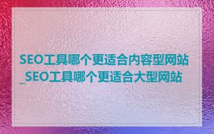 SEO工具哪个更适合内容型网站_SEO工具哪个更适合大型网站