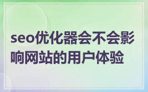 seo优化器会不会影响网站的用户体验