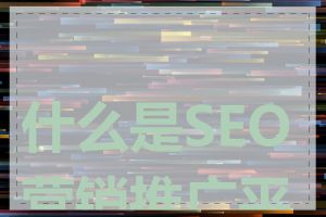 什么是SEO营销推广平台