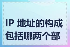 IP 地址的构成包括哪两个部分