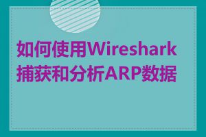 如何使用Wireshark捕获和分析ARP数据包