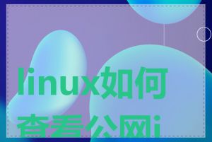 linux如何查看公网ip