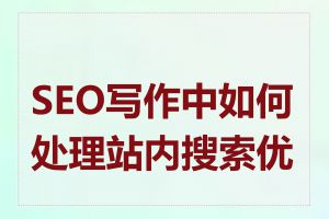 SEO写作中如何处理站内搜索优化