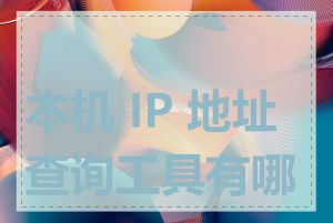 本机 IP 地址查询工具有哪些