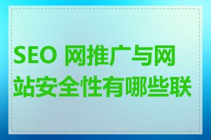 SEO 网推广与网站安全性有哪些联系