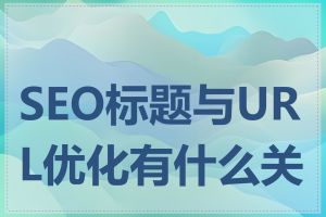 SEO标题与URL优化有什么关系