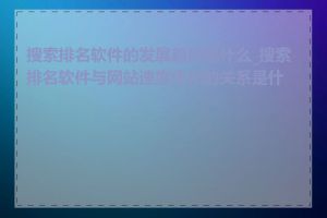 搜索排名软件的发展趋势是什么_搜索排名软件与网站速度优化的关系是什么