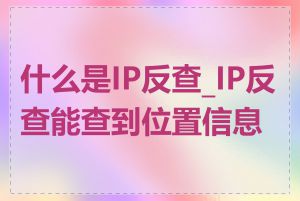 什么是IP反查_IP反查能查到位置信息吗