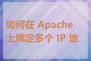 如何在 Apache 上绑定多个 IP 地址