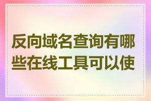 反向域名查询有哪些在线工具可以使用