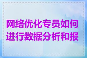 网络优化专员如何进行数据分析和报告