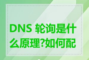 DNS 轮询是什么原理?如何配置