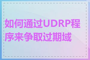 如何通过UDRP程序来争取过期域名