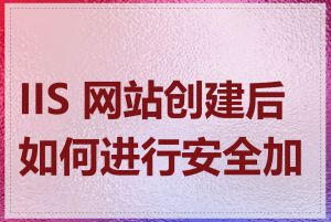 IIS 网站创建后如何进行安全加固