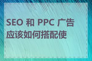 SEO 和 PPC 广告应该如何搭配使用