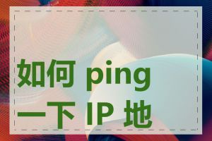 如何 ping 一下 IP 地址