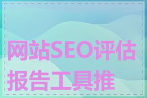 网站SEO评估报告工具推荐