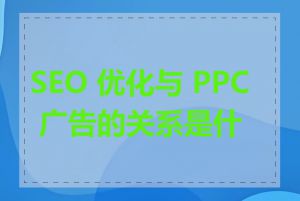 SEO 优化与 PPC 广告的关系是什么