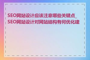 SEO网站设计应该注意哪些关键点_SEO网站设计对网站结构有何优化建议