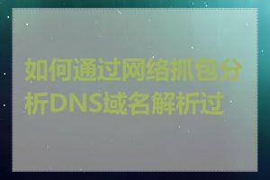 如何通过网络抓包分析DNS域名解析过程