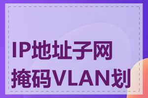 IP地址子网掩码VLAN划分