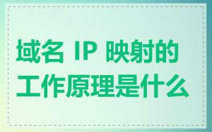 域名 IP 映射的工作原理是什么